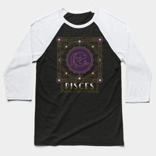 Great Pisces Deco Baseball T-Shirt